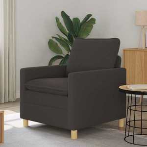 vidaXL Canapea Gri închis 76 x 81 x 87, 5 cm Țesătură imagine