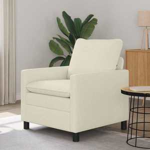vidaXL Canapea Crem 76 x 81 x 87, 5 cm Țesătură imagine