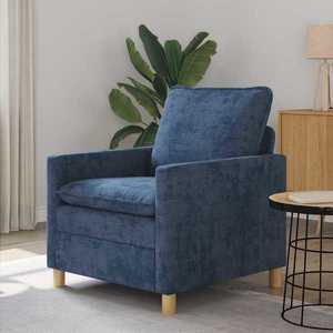 vidaXL Canapea albastru 76 x 81 x 87, 5 cm Poliester imagine