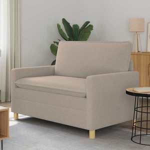 vidaXL Canapea Gri deschis 126 x 81 x 87, 5 cm Țesătură imagine