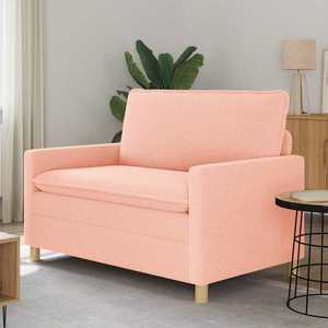 vidaXL Canapea Roz 126 x 81 x 87, 5 cm Țesătură imagine