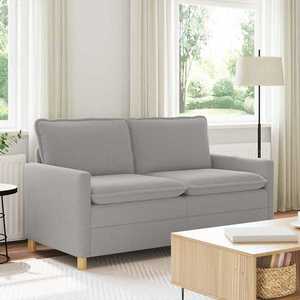 vidaXL Canapea Gri deschis 156 x 81 x 87, 5 cm Țesătură imagine