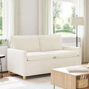 vidaXL Canapea Crem 156 x 81 x 87, 5 cm Țesătură imagine