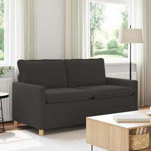 vidaXL Canapea Gri închis 156 x 81 x 87, 5 cm Țesătură imagine