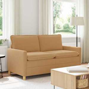 vidaXL Canapea Bej 156 x 81 x 87, 5 cm Țesătură imagine