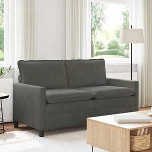 vidaXL Canapea Gri închis 156 x 81 x 87, 5 cm Țesătură imagine