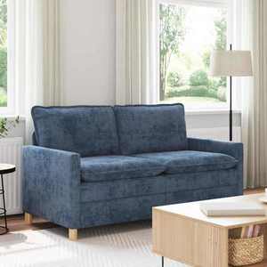 vidaXL Canapea albastru 156 x 81 x 87, 5 cm Poliester imagine