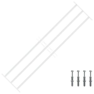vidaXL Grilaj de Securitate pentru Feronerie cu 3 Bare Încuiate 3 pcs imagine