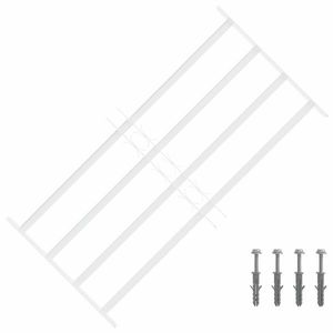 vidaXL Grilaj de securitate pentru feronerie cu 4 bare transversale imagine