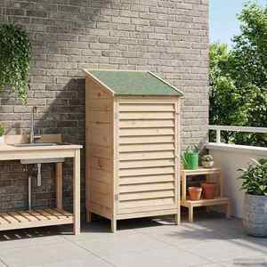 vidaXL Sălaș de grădină natural 59 x 56 x 113, 5 cm Lemn de Brad Solid imagine