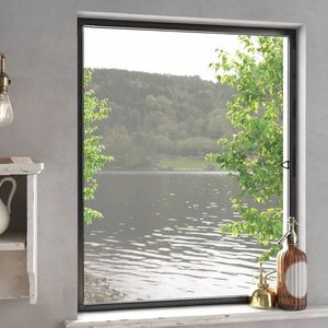 vidaXL Plasă de insecte pentru feronerie Antracită 110 x 130 cm imagine