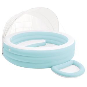 INTEX Float de Lounge pentru Piscină cu Copertină 277 x 221 x 137 cm imagine