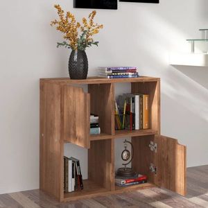 vidaXL Bibliotecă, stejar maro, 60x27, 5x59, 5 cm, lemn prelucrat imagine