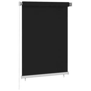 vidaXL Jaluzea tip rulou de exterior, 100 x 140 cm, negru imagine