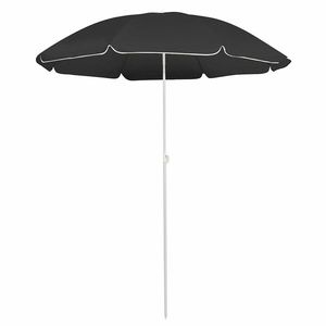 vidaXL Umbrelă de soare de grădină, stâlp din oțel, antracit, 180 cm imagine