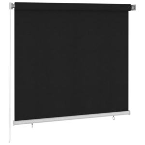 vidaXL Jaluzea tip rulou de exterior, 160 x 140 cm, negru imagine