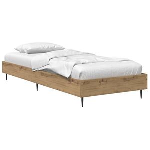 vidaXL Cadru de pat Stejar artizanal 80 x 200 cm Lemn prelucrat imagine