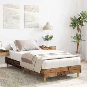 vidaXL Cadru de pat Lemn vechi 80 x 200 cm Lemn prelucrat imagine