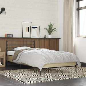 vidaXL Cadru de pat Stejar Sonoma 80 x 200 cm Lemn prelucrat imagine