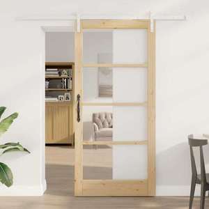 vidaXL Ușă glisantă ORKDAL natural 93 x 202 cm imagine