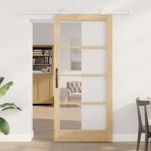 vidaXL Ușă glisantă ORKDAL natural 93 x 202 cm imagine