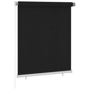 vidaXL Jaluzea tip rulou de exterior, 120 x 140 cm, negru imagine