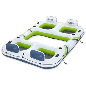 Bestway Insula flotantă Hydro-Force Alb și Albastru și Verde PVC imagine