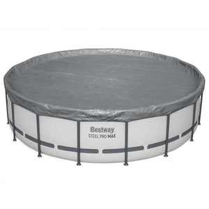 Bestway Husă pentru piscină Ø6, 71 m Rotund Poliester Gri imagine