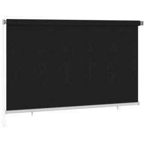 vidaXL Jaluzea tip rulou de exterior, negru, 240x140 cm imagine