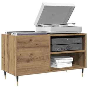 vidaXL Dulap discuri stejar artizanal, 84, 5x38x48 cm, lemn prelucrat imagine