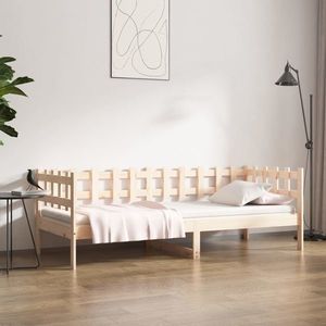 vidaXL Pat de zi fără saltea, 90x200 cm, lemn masiv pin imagine