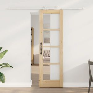 vidaXL Ușă glisantă ORKDAL natural 61 x 198, 5 cm imagine