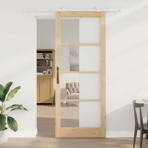 vidaXL Ușă glisantă ORKDAL natural 93 x 232 cm imagine