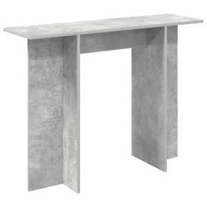vidaXL Masă de consolă Gri Beton 100 x 30 x 75 cm Lemn prelucrat imagine