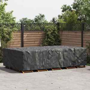 vidaXL Husă pentru mobilă Simplu Negru 305 x 190 x 85 cm 420D imagine