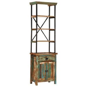 vidaXL Dulap înalt, 55x30x180 cm, lemn masiv reciclat imagine