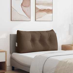 vidaXL Perna pentru spate Maro 100 x 24 x 50 cm țesătură imagine