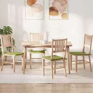 vidaXL Perne de Șezut 4 pcs Verde deschis 40 x 40 x 3 cm țesătură imagine