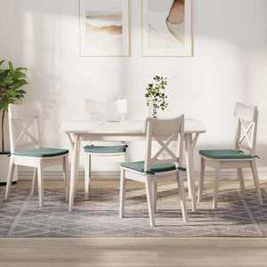 vidaXL Perne de Șezut 4 pcs Verde Mării 40 x 40 x 3 cm Catifea imagine