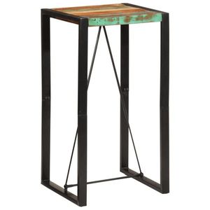 vidaXL Masă de bar, 60x55x110 cm, lemn masiv reciclat imagine