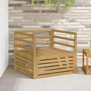 vidaXL Canapea de exterior Alb imagine