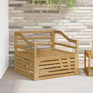 vidaXL Canapea de exterior Alb imagine