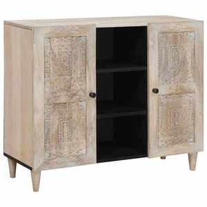 vidaXL Bufet Alb 33.5 x 90 x 75 cm imagine
