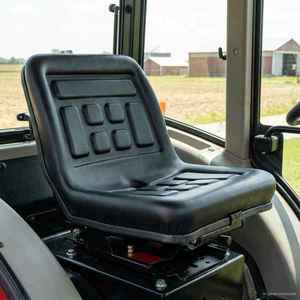 vidaXL Scaun de tractor cu suspensie Negru 39, 5 x 52 x 43 cm imagine