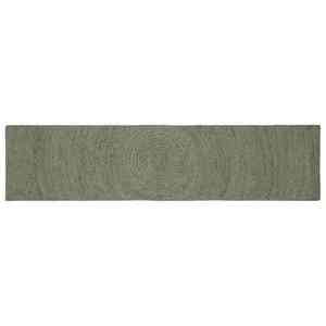 vidaXL Covoare de zonă Verde măsliniu 60 x 250 cm Iută imagine