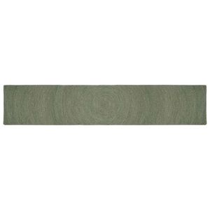vidaXL Covoare de zonă Verde măsliniu 80 x 400 cm Iută imagine