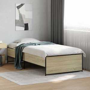 vidaXL Cadru de pat Stejar Sonoma 80 x 200 cm Lemn prelucrat imagine