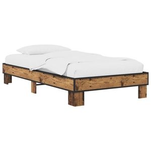 vidaXL Cadru de pat Lemn vechi 80 x 200 cm Lemn prelucrat imagine