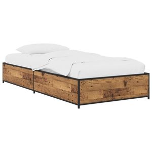 vidaXL Cadru de pat Lemn vechi 80 x 200 cm Lemn prelucrat imagine