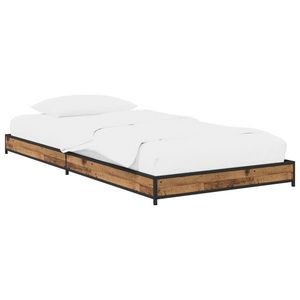 vidaXL Cadru de pat Lemn vechi 80 x 200 cm Lemn prelucrat imagine